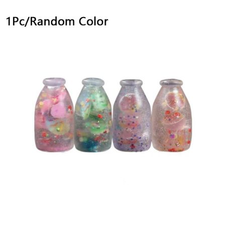 Soft Simulated Candy Bottle Toy Maltose Milk Bottle Squeeze Toy  for Adults Kids Gift