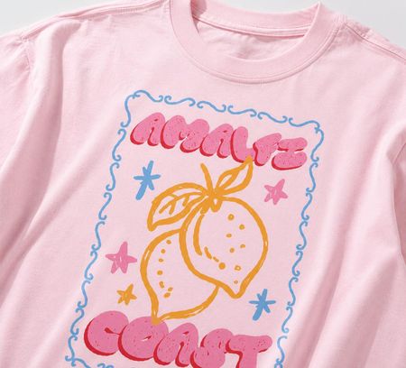 Amalfi Coast Lemon Graphic Tee 2XL