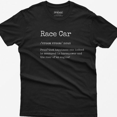 Race Car Definition Shirt: Funny Car Enthusiast Gift S