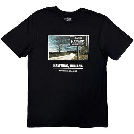 Stranger Things Hawkins Indiana Official Tee T-Shirt Mens 2XL