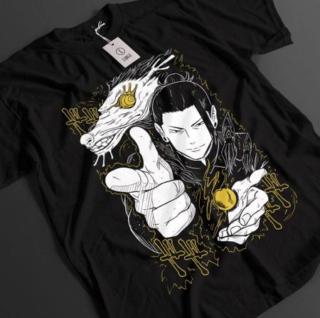 Jujutsu Kaisen Shirt Geto Suguru TShirt Sukuna Gojo Tshirt JJK Anime Unisex Tee S