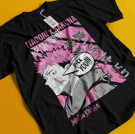 Jujutsu Kaisen Shirt Sukuna Tshirt JJK Anime Itadori Yuji Unisexga Toji Unisex Tee 3XL