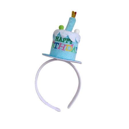 Party Hair Band Pink Birthday Cake Headband Happy Birthday Headband Birthday Decoration Hair Hoop 5