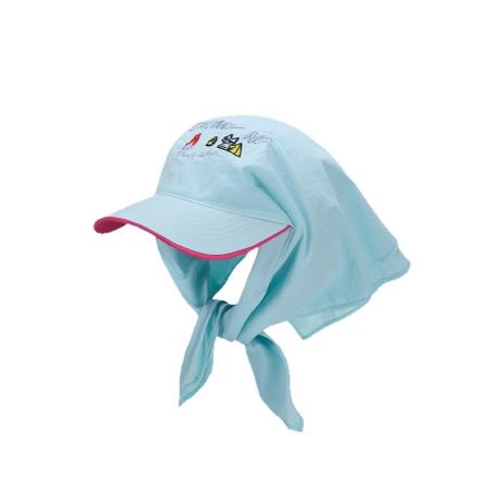 Sunshade Headscarf Baseball Hat Breathable Sunshade Baseball Cap  Ladies синий