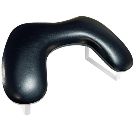 Velvet Butterfly Nest - Gel Manicure Throne with Magnetic Lamp Dock (Swipe-Proof PU Platform + Hidden Brush Holster) чёрный