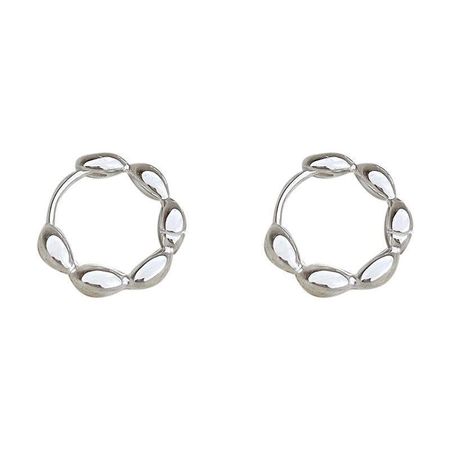 Factory 2023 NEW Fashion Earring 925 Silver Hoop Custom   Olive Fashion Earring Jewelry Women серебряный