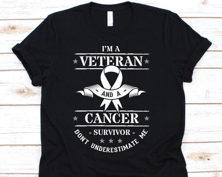 Cancer Survivor Shirt, Veteran, Veterean Shirt, Cancer Awareness Month, Cancer Sucks Shirt, Oncologist Shirt, Chemotherapy 4XL