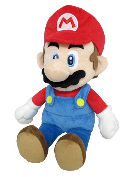 Sanei Boeki Коллекция Super Mario ALL STAR Плюшевая игрушка Марио AC17 (M) Ш17×Г17×В35см