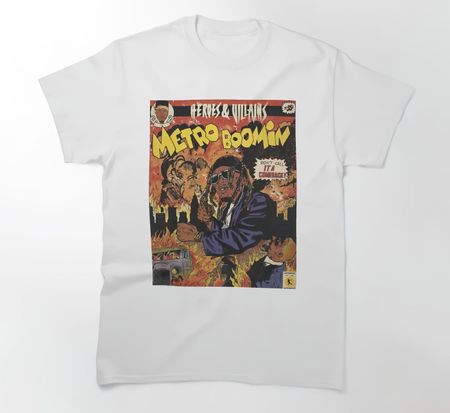 Heroes And Villains Poster Short Sleeve white T shirt Size S-4X Casual Cool Classic Men S