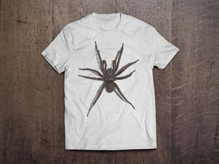 Tarantula Spirit Animal Spider / Heavyweight cotton unisex T shirt with print tee top 3XL