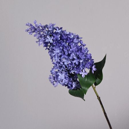 Realistic Artificial Lilac Branch Long Branch Faux Flower Silk Simulation Flower  Office Decor синий
