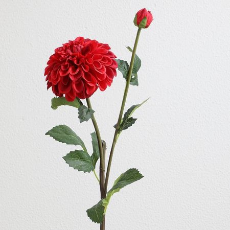 Pink Artificial Dahlia Flowers Silk Artificial Faux Plants Chrysanthemum Fake Flower  Outdoor Decor красный