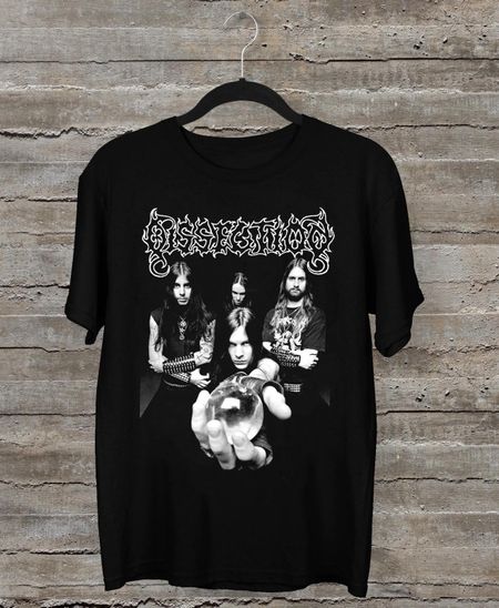 NEW Dissection Band Short Sleeve Cotton Black All Size Gift Fan T-Shirt MI932 S