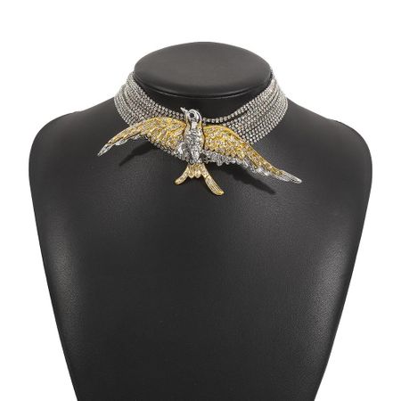 Niche Swallow Necklace Exaggerated Collarbone Chain Flying Bird Multi-layer Necklace  Spicy Girl Style 2