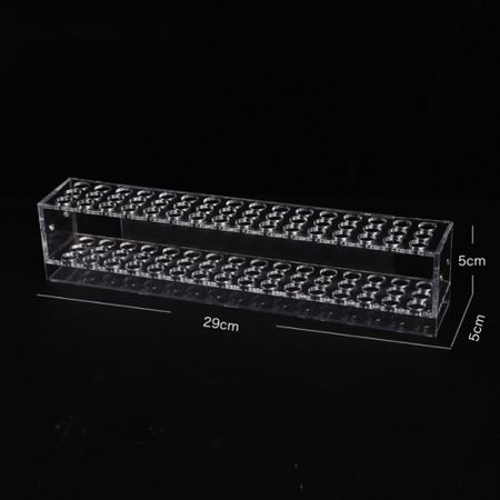 1/2/3/4 Layer Stationery Display Shelf Transparent Makeup Brush Holder  Stationery Shop 48 Holes
