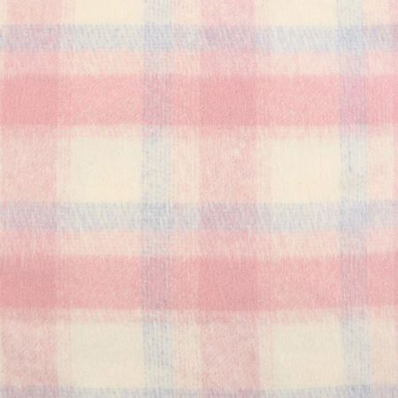 Vintage Plaid Polyester Fabric 480g Warm & Breathable for Autumn Winter Fashion and Home Textiles