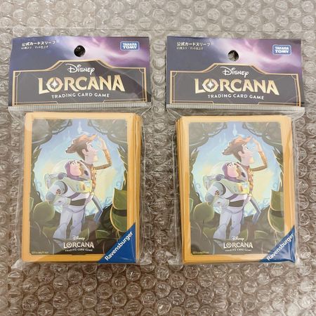 Disney Lorcana Toy Story Woody Buzz Matte Card Sleeves 65 Pack Set 2