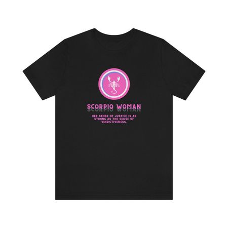 Scorpio, Scorpio Women, Jersey Short Sleeve Tee, scorpio gifts, scorpio women gift, shirt for birthday, scorpio birthday, gift for scorpio S