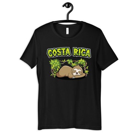 Costa Rica Sloth Shirt, Cost Rica Vacation T-Shirt, Womens Tee, T-shirt, T-shirt, Tank Top, Kids Tee, Toddler Baby Clothing XL