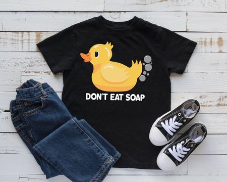 Duck Don t Eat Soap T-Shirt, Funny Duck Tank Top, T-shirt, T-shirt,T-shirt, Kids Tee Apparel Gift S