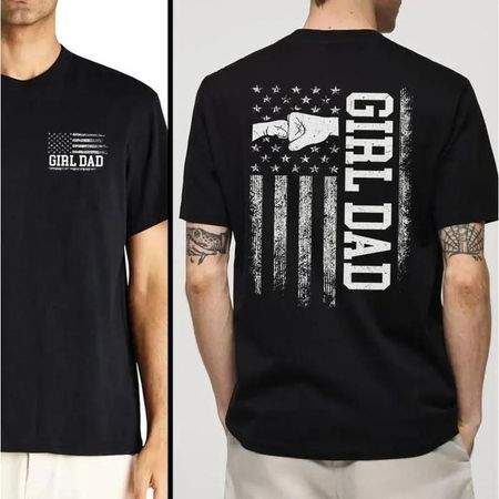 Girl Dad T-shirt, Proud Dad of Girl Shirt, Father s Day Gift from Daughter, Gift XL