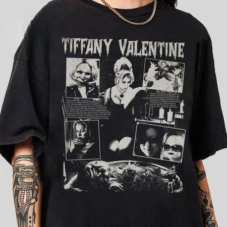 Tiffany Valentine Horror Character Shirt, Bridge Of Chucky, Halloween Movie Tee XXXL