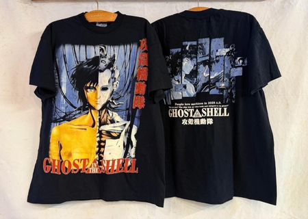 Vintage Ghost In The Shell 80s Anime Japan Manga RARE Sz.L T-Shirt REPRINT S
