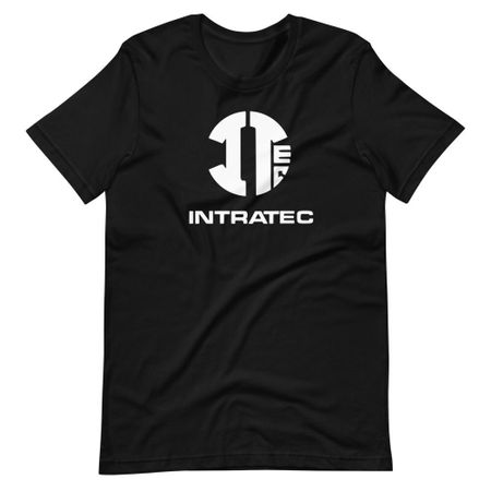 INTRATEC Logo Black Graphic Tee Shirt Unisex t-shirt S