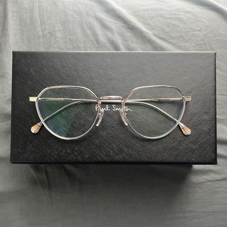 Used paul smith silver rim glasses paul smith no prescription