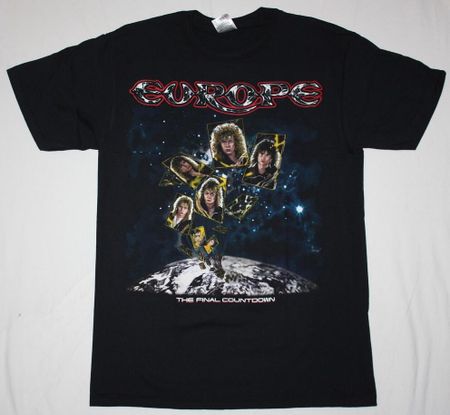 EUROPE THE FINAL COUNTDOWN 86 T-shirt Men Women Concert Size LT195 L