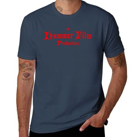Hammer Film Production Horror Of Dracula Classic Tshirt Mechanic Work Tee Shirt S