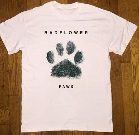 Badflower Группа Лапы Классическая Футболка Белая Все Размеры S-5XL Подарок Фанату XXXL