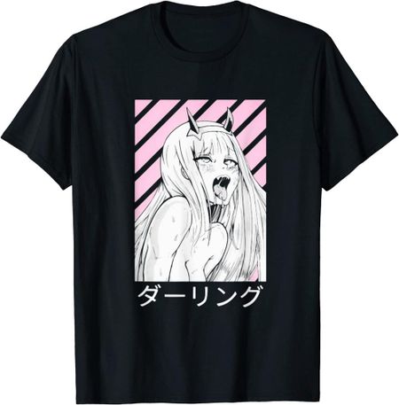 Darling Anime Waifu Manga Japanese for Men Women T-Shirt XXL