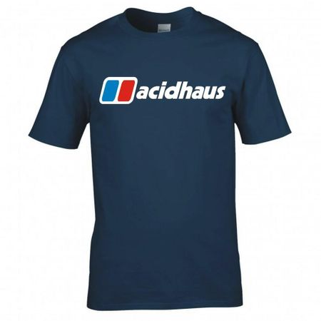 INSPIRED BY ACID HOUSE ACIDHAUS MUSIC T-SHIRT L