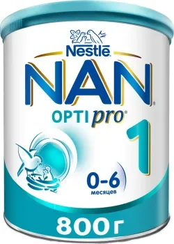 Детская смесь NAN 1 OptiPro, с рождения 800г